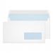 Blake Everyday White Window Peel & Seal Wallet 110x220mm 100gsm Pack 500 Code 25885RH 25885RH