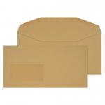 Blake Everyday Manilla Window Gummed Mailer 114x229mm 80gsm Pack 1000 Code 2704 2704