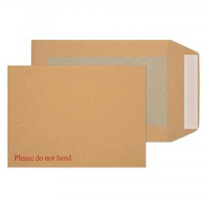 Image of Blake Packaging Manilla Peel & Seal Board Back Pocket 190x140mm