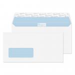 Blake Premium Office Ultra White Wove Window Peel & Seal Wallet 110x220mm 120gsm Pack 25 Code 32213W 32213W