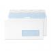 Blake Premium Office Ultra White Wove Window Peel & Seal Wallet 110x220mm 120gsm Pack 500 Code 32236FR 32236FR