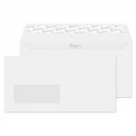 Blake Premium Business Brilliant White Window Peel & Seal Wallet 110x220mm 120gsm Pack 500 37884
