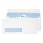 Blake Premium Office Ultra White Wove Window Peel & Seal Wallet 105x241mm 120gsm Pack 500 39216