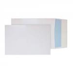 Blake Purely Packaging White Peel & Seal Gusset Pocket 352x250x25mm 140gsm Pack 125 41060