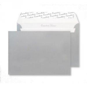 Blake Shine Metallic Silver Peel & Seal Wallet 162x229mm 130gsm