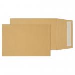 Blake Packaging Manilla Peel & Seal Gusset Pocket 229x162mm 120gsm Pack 125 Code 5000 5000