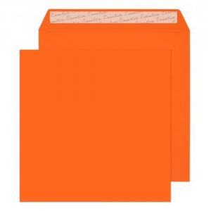 Image of Blake Colour Pumpkin Orange Peel & Seal Square Wallet 220x220mm