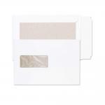 Blake Packaging White Window Peel & Seal Board Back Pocket 229x162mm 120gsm Pack 125 Code 51901W 51901W