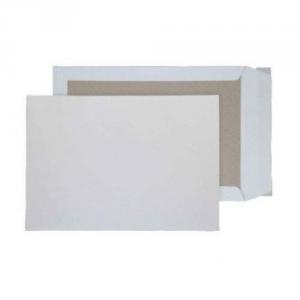 Image of Blake Packaging White Peel & Seal Board Back Pocket 450x324mm