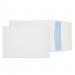 Blake Packaging White Peel & Seal Gusset Pocket 229x162mm 120gsm Pack 125 Code 6000 6000