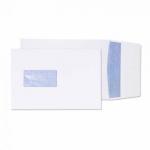 Blake Purely Packaging White Window Peel & Seal Gusset Pocket 229x162x25mm 120gsm Pack 125 6001