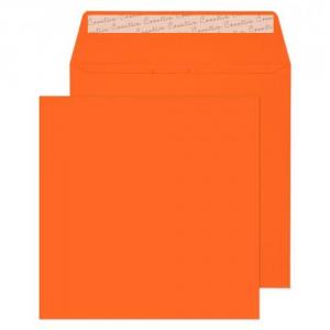 Image of Blake Colour Pumpkin Orange Peel & Seal Square Wallet 160x160mm