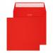 Blake Colour Pillar Box Red Peel & Seal Square Wallet 160x160mm 120gsm Pack 500 Code 606 606