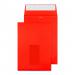 Blake Colour Pillar Box Red Window Peel & Seal Gusset Pocket 229x162mm 140gsm Pack 125 Code 6061W 6061W