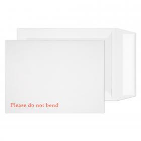 Blake Packaging White Peel & Seal Board Back Pocket 241x178mm 120gsm Pack 125 Code 6112 6112