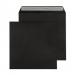 Blake Colour Jet Black Peel & Seal Square Wallet 160x160mm 120gsm Pack 500 Code 614 614