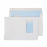 Blake Purely Everyday White Window Self Seal Wallet 162x229mm 100gsm Pack 500 6805PW