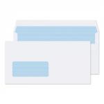 Blake Purely Everyday White Window Self Seal Wallet 110x220mm 100gsm Pack 500 7774