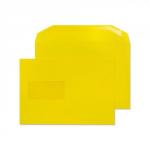 Blake Creative Colour Banana Yellow Window Gummed Mailer 162x235mm 120gsm Pack 500 803MW