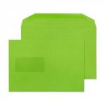 Blake Creative Colour Lime Green Window Gummed Mailer 162x235mm 120gsm Pack 500 807MW