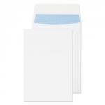 Blake Purely Packaging White Peel & Seal Gusset Pocket 324x229x25mm 140gsm Pack 125 9000