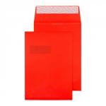 Blake Creative Colour Pillar Box Red Window Peel & Seal Gusset Pocket 324x229x25mm 140gsm Pack 125 9061W