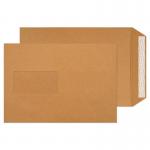 A photograph of Blakes avant-garde cream manilla envelopes in assorted sizes shows a sleek, modern design with a convenient peel and seal feature. The cream color gives them a sophisticated touch, while the window allows for easy labeling. These envelopes are 229x162mm and made of a sturdy 130gsm material.