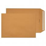 The photograph shows a stack of Blake miscellaneous sized envelopes, each with a cream-colored avant-garde design on a manila background. The envelopes are sealable with a peel and seal pocket, and measure 324x229mm. They are made from 130gsm paper and come in a pack of 250.