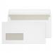 Blake Everyday Bright White Window Peel & Seal Wallet 110x220mm 120gsm Pack 500 Code ENV12 ENV12