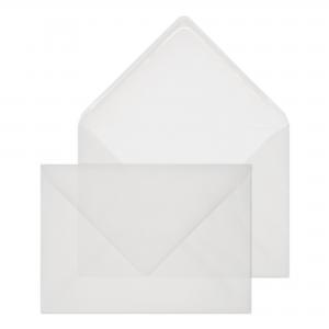 Blake Senses Translucent White Gummed Banker Invitation 162x229mm