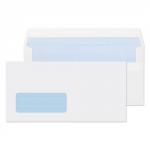 Blake Purely Everyday White Window Self Seal Wallet 110x220mm 80gsm Pack 1000 FL2884