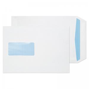 Blake Everyday White Window Self Seal Pocket 229x162mm 90gsm Pack 500