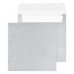Blake Shine Metallic Silver Peel & Seal Square Wallet 160x160mm 130gsm Pack 500 Code M612 M612