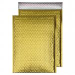 Blake Colour Packaging Glamour Gold Peel and Seal Metallic Gloss Bubble 450 x 324mm 70Mu Pack 50 Code MBGOL450 MBGOL450