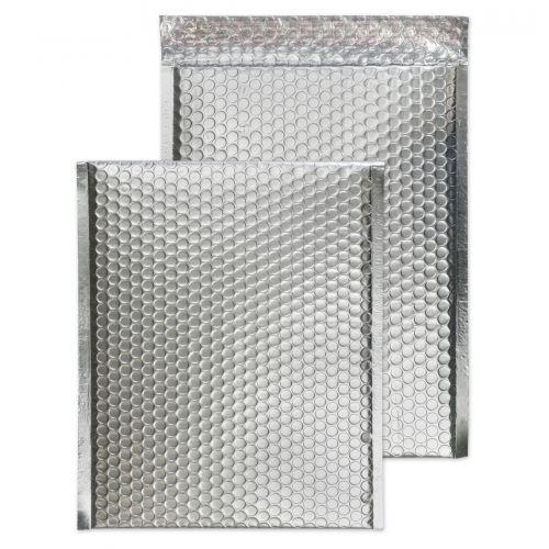 Cheap Stationery Supply of Blake Purely Packaging Metallic Silver Peel & Seal Padded Bubble Pocket 324x229mm 70Mu Pack 100 MTA324 Office Statationery