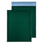 Blake Colour Packaging British Racing Green Peel and Seal Metallic Bubble 320 x 240mm 70Mu Pack 100 Code MTBRG324 MTBRG324