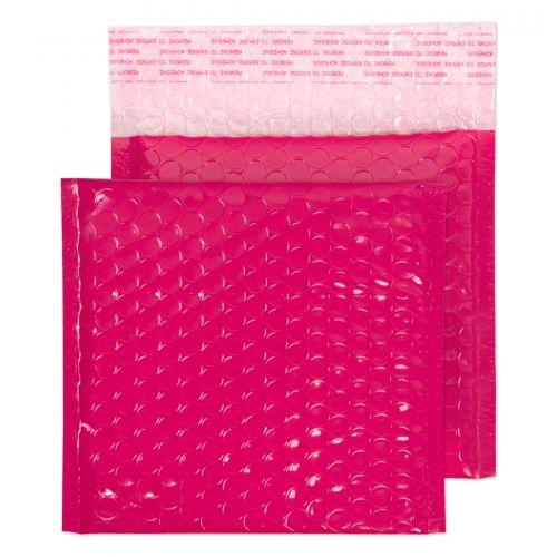 Cheap Stationery Supply of Blake Purely Packaging Pink Neon Gloss Peel & Seal Square Wallet 165x165mm 70Mu Pack 100 NGP165 Office Statationery