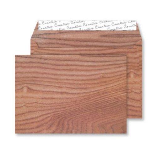 Cheap Stationery Supply of Blake Creative Senses Polished Oak Peel & Seal Wallet 162x229mm 135gsm Pack 125 NT351 Office Statationery