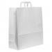 Blake VITA White  Flat Handled Carrier Bag 450 x 170mm 100gsm Pack 100 Code PCF181 PCF181