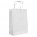Blake VITA White Twist Handled Carrier Bag 180 x 80mm 80gsm Pack 300 Code PCT510 PCT510