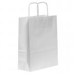 Blake VITA White Twist Handled Carrier Bag 220 x 100mm 90gsm Pack 300 Code PCT520 PCT520