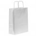 Blake VITA White Twist Handled Carrier Bag 220 x 100mm 90gsm Pack 300 Code PCT520 PCT520
