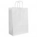 Blake VITA White Twist Handled Carrier Bag 240 x 110 x 330mm 90gsm Pack 200 Code PCT530 PCT530