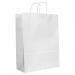 Blake VITA White Twist Handled Carrier Bag 320 x 120 x 410mm 100gsm Pack 150 Code PCT540 PCT540