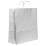 Blake VITA White  Twist Handled Carrier Bag 450 x 170mm 100gsm Pack 150 Code PCT580 PCT580