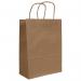 Blake VITA Brown Twist Handled Carrier Bag 180 x 80 x 240mm 80gsm Pack 300 Code PCT610 PCT610