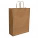 Blake VITA Brown Twist Handled Carrier Bag 320 x 120 x 410mm 100gsm Pack 150 Code PCT640 PCT640