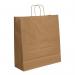 Blake VITA Brown Twist Handled Carrier Bag 350 x 180mm 100gsm Pack 150 Code PCT670 PCT670