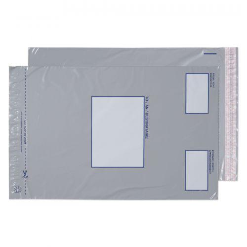 Cheap Stationery Supply of Blake Purely Packaging Grey Peel & Seal Polythene Pocket 445x315mm 50Mu Pack 500 PE65/GR Office Statationery