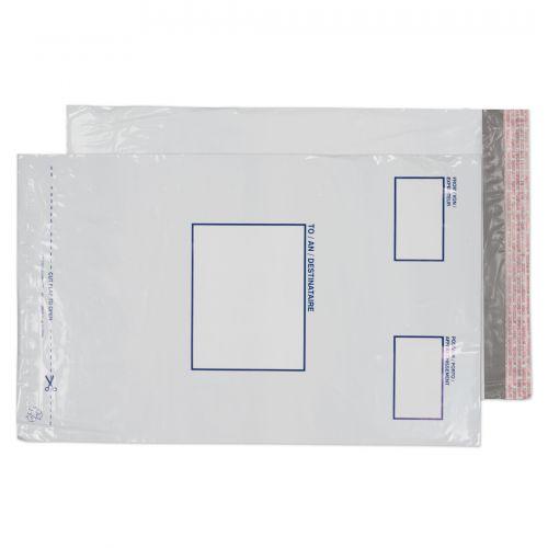 Cheap Stationery Supply of Blake Purely Packaging White Peel and Seal Polythene Pocket 460x330mm 50Mu Pack 50 PE66/50 Office Statationery